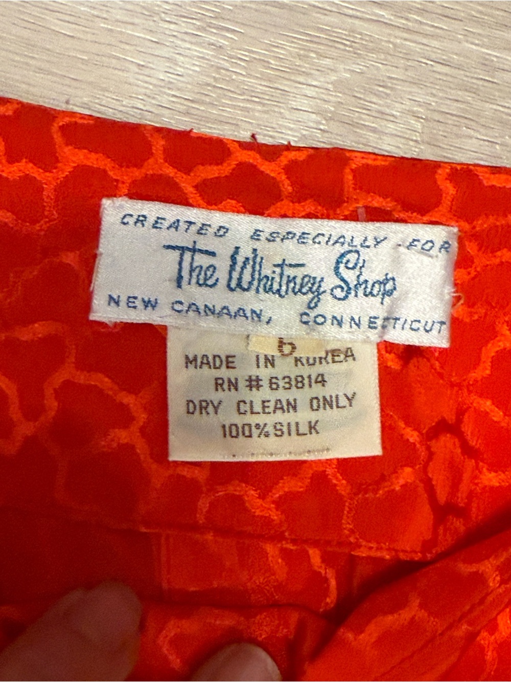 Vintage Whitney Shop 100% Silk Asymmetrical Top (Small/Medium) - Picture 6 of 6
